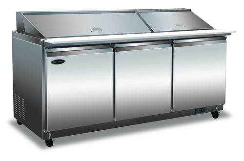 Image6yhtg 30 Pan Prep Unit | Mega Top Sandwich Prep Tables - Image 1