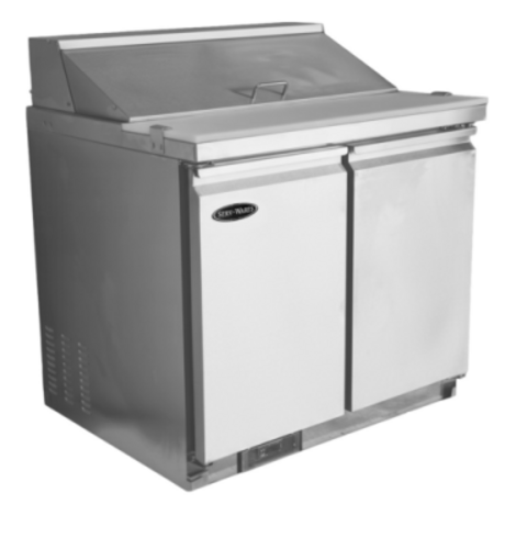 Image9870 10 Pan Prep Unit | Sandwich Prep Tables - Image 1