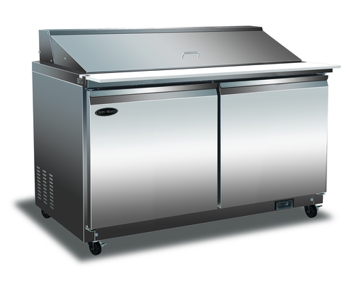 Imagerfgtyh 24 Pan Prep Unit | Mega Top Sandwich Prep Tables - Image 1