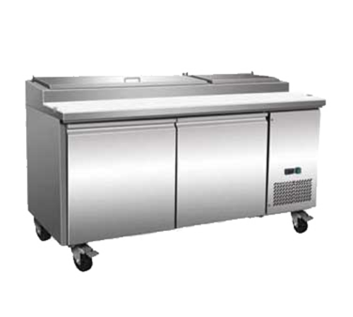 Imagetjg 9 Pan Prep Unit | Pizza Prep Tables - Image 1