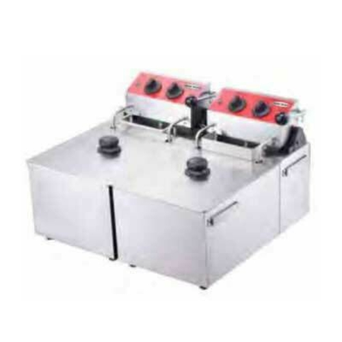 6L + 6L 20lbs. Elec. Fryer Double Tank 6L + 6L/20lbs. Elec. Fryer Double Tank - Image 1