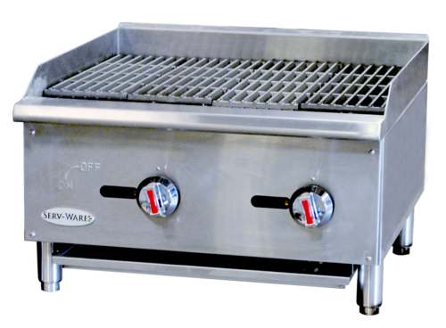 SCBS-24-LP 2 Burner Gas Radiant Charbroiler for LP - Image 1