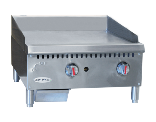 STGS-24 2 Burner Gas Thermostatic Griddle - Image 1